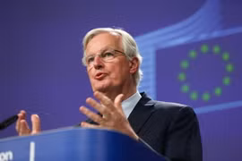 Trưởng đoàn đàm phán Brexit của EU Michel Barnier. (Ảnh: THX/TTXVN)