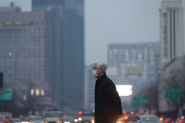 Không khí ô nhiễm ở Seoul, Hàn Quốc. (Nguồn: EPA-EFE)