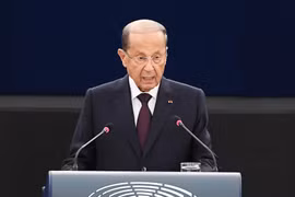 Tổng thống Liban Michel Aoun. (Ảnh: AFP/TTXVN)