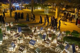 Quang cảnh một thành phố của Saudi Arabia về đêm. (Nguồn: arabnews.com)