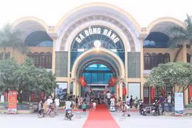 Ga quốc tế Đồng Đăng. (Ảnh: Ngọc Tùng/TTXVN)