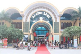 Ga quốc tế Đồng Đăng. (Ảnh: Ngọc Tùng/TTXVN)
