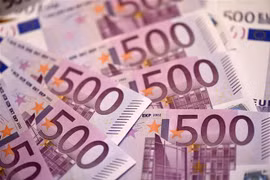 Đồng 500 euro. (Ảnh: AFP/TTXVN)