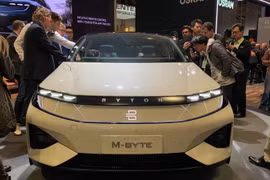 Mẫu xe của Byton tại CES 2019. (Nguồn; qz.com)