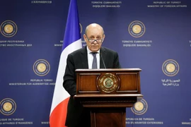 Ngoại trưởng Pháp Jean-Yves Le Drian. (Ảnh: THX/TTXVN)