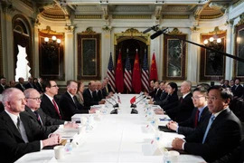 Quang cảnh một vòng đàm phán thương mại. (Ảnh: AFP/TTXVN)