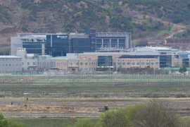 Khu công nghiệp chung Kaesong ở thị trấn biên giới Kaesong của Triều Tiên. (Ảnh: AFP/TTXVN)