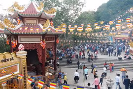 Núi Bà Đen Tây Ninh. (Ảnh: Thanh Tân/TTXVN)