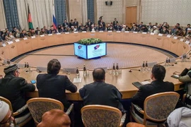 Toàn cảnh cuộc hòa đàm giữa Taliban và các chính trị gia cấp cao Afghanistan tại Moskva, Nga ngày 5/2/2019. (Ảnh: AFP/TTXVN)