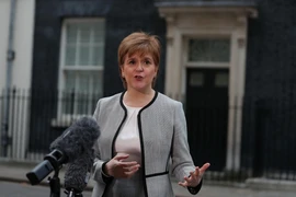 Thủ hiến Scotland Nicola Sturgeon. (Ảnh: AFP/TTXVN)