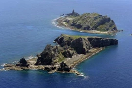 Quần đảo tranh chấp mà Nhật Bản gọi là Senkaku trong khi Trung Quốc gọi là Điếu Ngư. (Ảnh: The Japan Times/TTXVN)