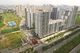 Căn hộ tái định cư đã được chuyển sang dự án thương mại New City Thủ Thiêm khi chưa được Thủ tướng Chính phủ chấp thuận. (Ảnh: Trần Xuân Tình/TTXVN)