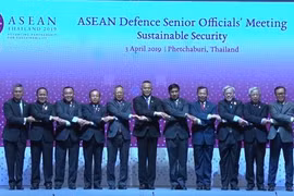 Đại diện các nước ASEAN dự hội nghị. (Ảnh: Phóng viên TTXVN tại Bangkok)