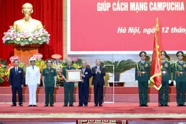 Lễ đón nhận Huân chương Sao vàng của lực lượng chuyên gia Việt Nam