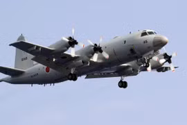 Một chiếc máy bay P-3C của Lực lượng Phòng vệ trên biển Nhật Bản. (Nguồn: Wikimedia Commons)