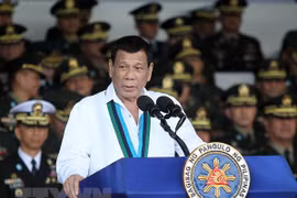 Tổng thống Philippines Rodrigo Duterte. (Nguồn: THX/TTXVN)