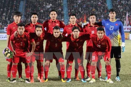 Đội tuyển U23 Việt Nam. (Ảnh: Quốc Khánh/TTXVN)