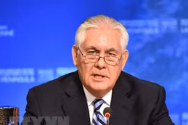 Ngoại trưởng Mỹ Rex Tillerson. (Nguồn: AFP/TTXVN)