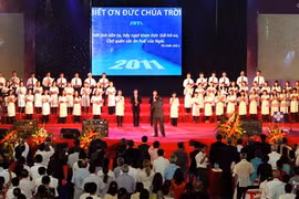 Quang cảnh lễ kỷ niệm. (Ảnh : Nguyễn Dân/TTXVN)