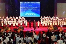 Quang cảnh lễ kỷ niệm. (Ảnh : Nguyễn Dân/TTXVN)
