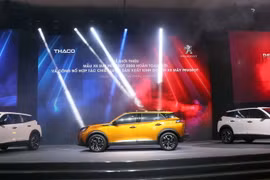 Mẫu xe SUV Peugeot 2008 được THACO ra mắt ngày 12/12. (Ảnh: Trần Tĩnh/TTXVN)