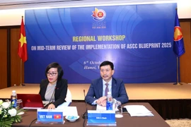 Ông Nguyễn Mạnh Cường, Vụ trưởng Vụ Hợp tác quốc tế, Bộ Lao động-Thương binh và Xã hội, Trưởng SOCA Việt Nam tại Hội nghị. (Ảnh: Hoàng Hiếu/TTXVN)