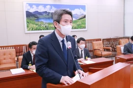 Bộ trưởng Thống nhất Hàn Quốc Lee In-young. (Ảnh: Yonhap/TTXVN)