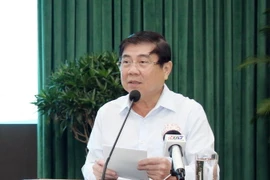 Chủ tịch UBND Thành phố Hồ Chí Minh Nguyễn Thành Phong. (Ảnh: Tiến Lực/TTXVN)