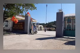 Trụ sở UBND xã Cư Đrăm, nơi ông Nguyễn Văn Trung làm việc. (Nguồn: vov.vn)