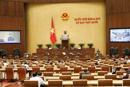Quang cảnh phiên họp ngày 24/10. (Ảnh: Dương Giang/TTXVN)
