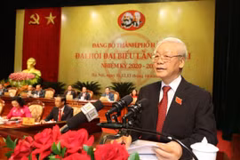Tổng Bí thư, Chủ tịch nước Nguyễn Phú Trọng phát biểu chỉ đạo Đại hội. (Ảnh: Trí Dũng/TTXVN)