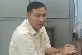 Bị can Nguyễn Văn Tài tại cơ quan điều tra. (Nguồn: Công an cung cấp)