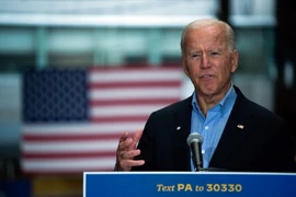 Ứng viên tranh cử Tổng thống Mỹ của đảng Dân chủ Joe Biden. (Ảnh: AFP/TTXVN)