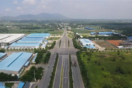 Khu công nghiệp Châu Đức (huyện Châu Đức) có tổng diện tích cho thuê hơn 500ha đã hoàn thiện các hạ tầng giao thông, điện, nước, gas... để thu hút các nhà đầu tư thứ cấp. (Ảnh: Hoàng Nhị/TTXVN)