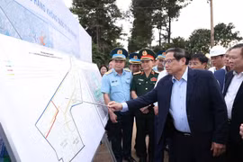 Nhà ga hành khách T3 Cảng hàng không quốc tế Tân Sơn Nhất có công suất 20 triệu hành khách/năm, tổng mức đầu tư gần 11.000 tỷ đồng. (Ảnh: Dương Giang/TTXVN)