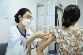 Tiêm vaccine phòng cúm. (Nguồn: TTXVN)