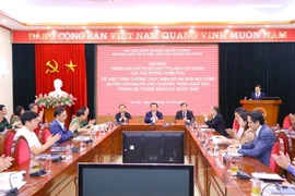 Quang cảnh hội nghị. (Ảnh: Văn Điệp/TTXVN)