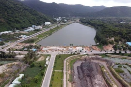 Hồ Quang Trung 2 được huyện Côn Đảo đầu tư bài bản và bảo vệ nghiêm ngặt để trữ nước cho Côn Đảo. (Ảnh: Đoàn Mạnh Dương/TTXVN)