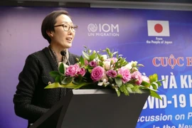 Trưởng phái đoàn Tổ chức Di cư Quốc tế tại Việt Nam, bà Park Mi-hyung. (Nguồn: IOM)