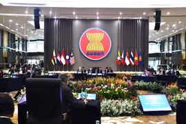 Quang cảnh Hội nghị ngoại trưởng đặc biệt ASEAN về Myanmar. (Ảnh: Hữu Chiến/TTXVN)