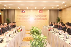 Quang cảnh hội đàm. (Ảnh: Phương Hoa/TTXVN)