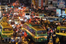 Kẹt xe tại Thành phố Hồ Chí Minh. (Ảnh minh họa. Nguồn: TTXVN)