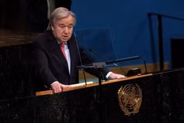 Tổng Thư ký Liên hợp quốc António Guterres. (Ảnh: AFP/TTXVN)