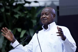 Tổng thống Uganda Yoweri Kaguta Museveni. (Ảnh: An Đăng/TTXVN)