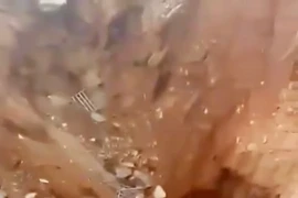 Cận cảnh hố bom tại hầm ngầm nơi thủ lĩnh Hezbollah thiệt mạng