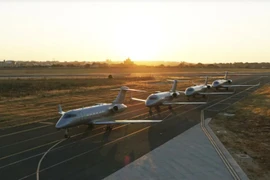 Hoạt động sử dụng máy bay phản lực tư nhân đang tăng lên ở Dubai. (Nguồn: CNN)