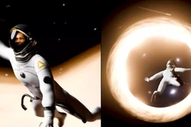 Video mô phỏng tác động sẽ xảy ra nếu con người rơi vào hố đen. (Nguồn: LA Bible)