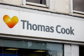Một chi nhánh của Thomas Cook ở London, Anh. (Ảnh: AFP/TTXVN)
