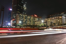 Các tòa nhà ở Jakarta, Indonesia. (Ảnh: AFP/TTXVN)