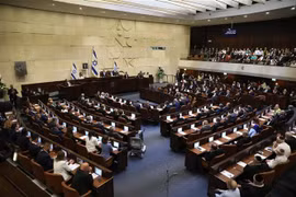 Toàn cảnh phiên họp Quốc hội Israel tại Jerusalem ngày 30/4/2019. (Ảnh: THX/ TTXVN)